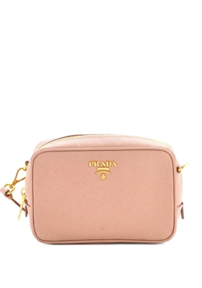 Prada Pre-Owned Zip Saffiano Leather Mini crossbody bag - Neutrals