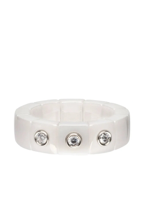 Roberto Demeglio diamond stretch ring - White