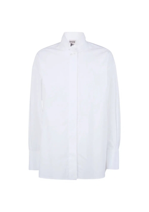 Semicouture high-neck long-sleeve shirt - White