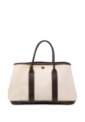 Hermès Pre-Owned 2004 Toile and Negonda Garden Party 30 tote bag - Brown