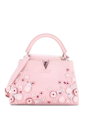 Louis Vuitton Pre-Owned Capucines Bag Leather with Embellished Detail BB shoulder bag - Pink