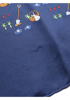 Hermès Pre-Owned 2010s blue scarf