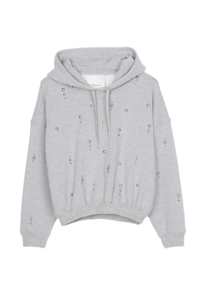 3.1 Phillip Lim embellishment hoodie - Grey