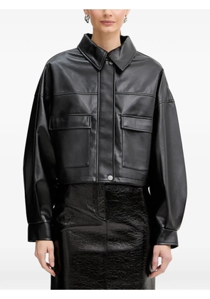 GUESS USA Flaminia faux-leather jacket - Black