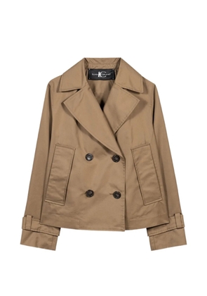 Luisa Cerano double-breasted peacoat - Brown