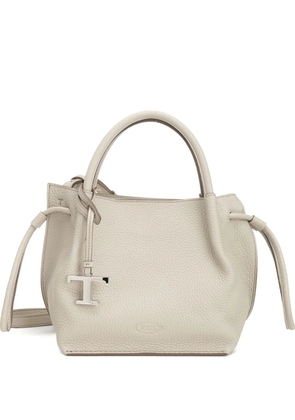 Tod's leather bucket bag - Neutrals