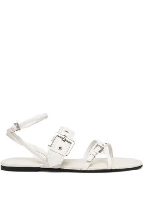HUGO buckle-strap sandals - White