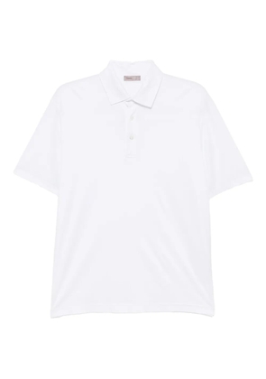 Herno layered-sleeve cotton polo shirt - White