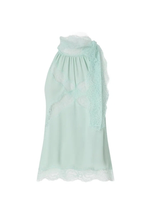 PINKO halterneck lace top - Green