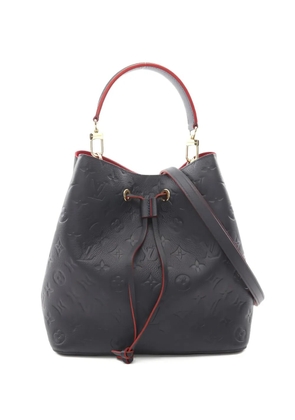 Louis Vuitton Pre-Owned 2021 Neonoe monogram leather bucket bag - Blue