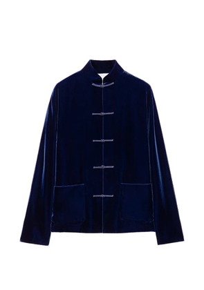 Shanghai Tang knot-button pocket jacket - Blue