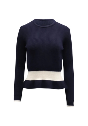 Ba&Sh knitted peplum sweater - Blue