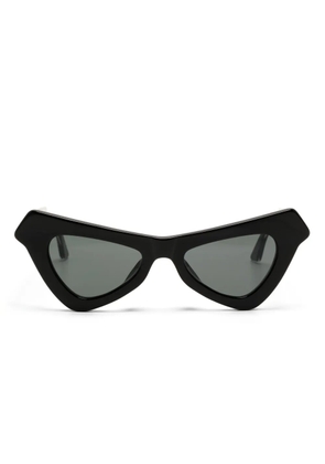Marni Eyewear Fairy Pool triangular-frame sunglasses - Black