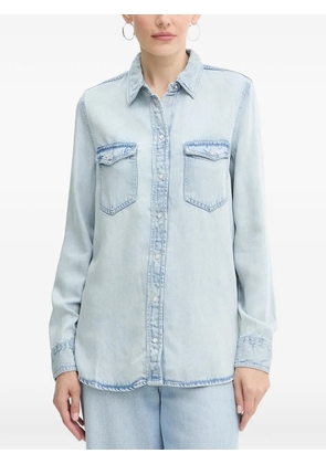 GUESS USA pocket buttoned top - Blue
