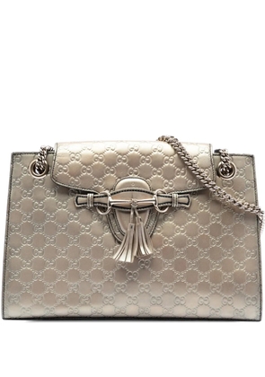 Gucci Pre-Owned 2016-2026 Large Guccissima Emily shoulder bag - Gold