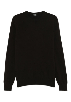 Zegna long-sleeve sweater - Brown
