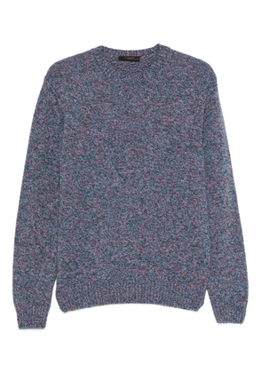 Zanone wool crew-neck sweater - Blue