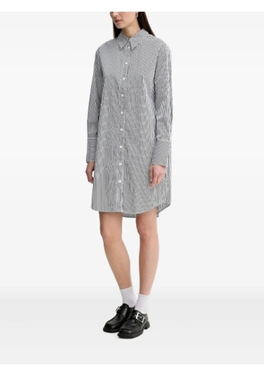 Marc O'Polo striped mini shirt dress - Blue