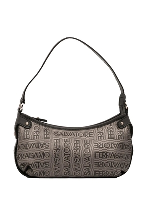 Ferragamo Pre-Owned 2010-2025 Embroidered Polyester shoulder bag - Brown