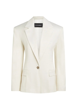 Karl Lagerfeld Karl Studio long-sleeve button blazer - Neutrals