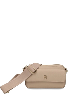 Tommy Hilfiger flap-pocket crossbody bag - Neutrals