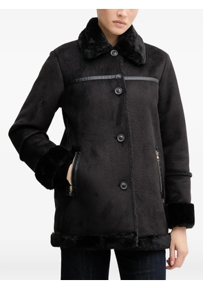 Gaudi faux fur coat - Black