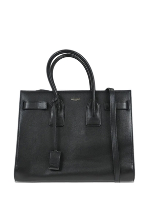 Saint Laurent Pre-Owned 2014 padlock leather tote bag - Black