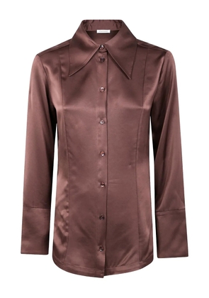 By Malene Birger Rosiannas wide-collar shirt - Brown