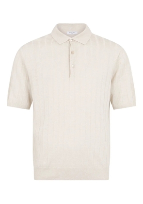 Boglioli ribbed polo shirt - Neutrals