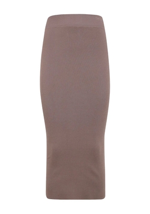 ENTIRE STUDIOS ribbed-knit midi skirt - Neutrals