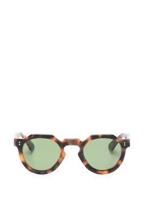 Lesca geometric sunglasses - Brown