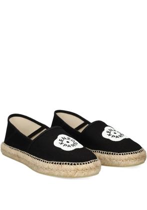 Kenzo logo-detail espadrilles - Black