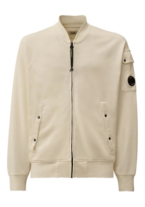 C.P. Company pocket-detail zip-up sweatshirt - Neutrals