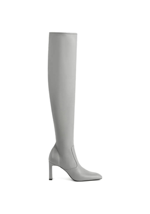 TOTEME square-toe zip-fastening boots - Grey