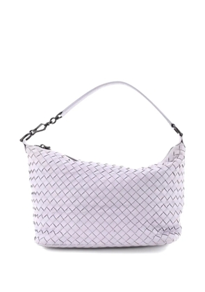 Bottega Veneta Pre-Owned Zip Hobo Intrecciato Nappa Small shoulder bag - Purple