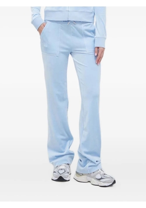 Juicy Couture embroidered pocket trousers - Blue
