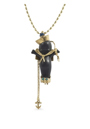 Gem Kingdom Happy Baby Sailor pendant - Gold