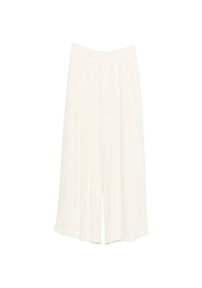Eleh button pleated tailored trousers - Neutrals