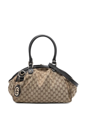 Gucci Pre-Owned 2016-2025 GG Canvas Sukey satchel - Brown