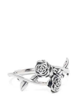 Stolen Girlfriends Club rose wrap ring - Silver