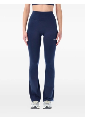 Nike high-waisted logo-detail leggings - Blue