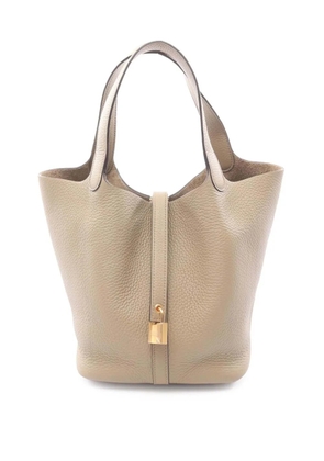 Hermès Pre-Owned 2024 Clemence Picotin Lock 22 handbag - Brown