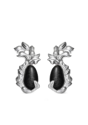 Jude Benhalim Amori leaf-detail drop earrings - Silver