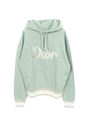 Christian Dior Pre-Owned 2010s logo hoodie - Green