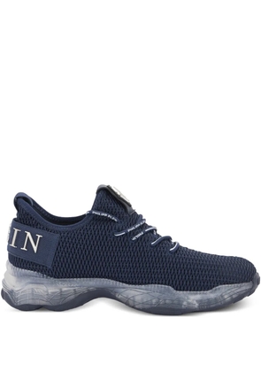 Philipp Plein logo-plaque sneakers - Blue
