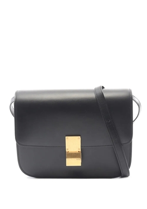 Celine Pre-Owned 2016 Medium Calfskin Classic Box crossbody bag - Black