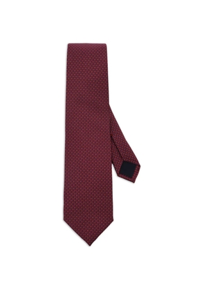 Corneliani patterned silk tie - Red