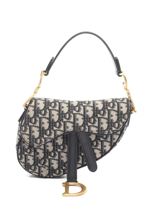 Christian Dior Pre-Owned 2010 mini Saddle Oblique shoulder bag - Neutrals