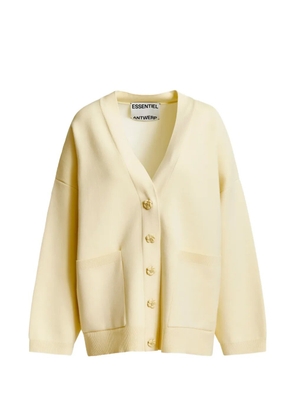 Essentiel Antwerp flower-button cardigan - Neutrals