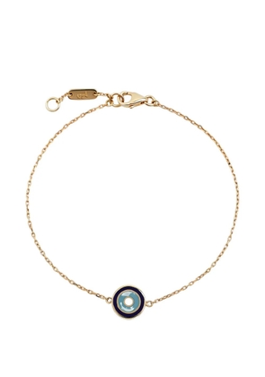 Bil Arabi enamel round-pendant bracelet - Gold